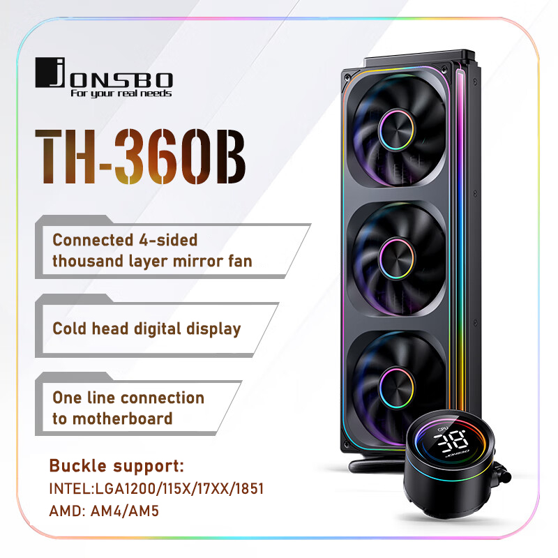 Pc Gaming Liquid - Jonsbo TH-360 AIO chłodzenie ciałem płynnym