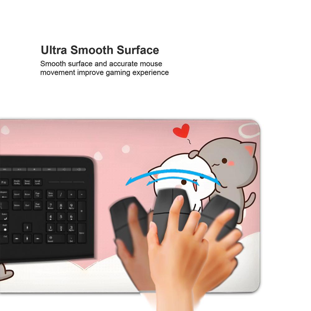 Podkładka pod mysz XXL Kawaii  – Pc Gaming Pink recenzja i cena