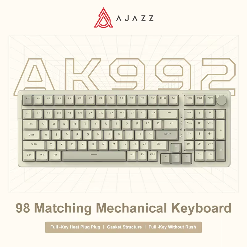 Ajazz AK992 przewodowa klawiat – Pc Gaming Fullset recenzja i cena